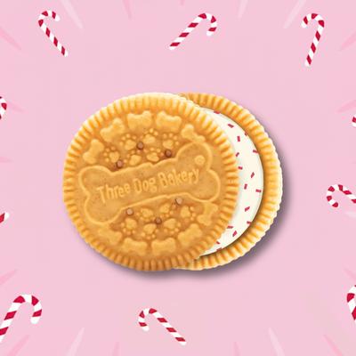 Show full view: Three Dog Bakery Lick'n Crunch Festive Holiday Candy Cane Dog Treats, 13-oz bag slide 5 of 10