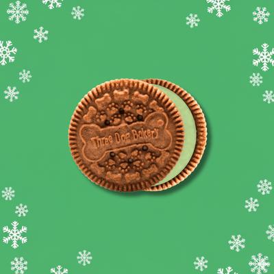 Show full view: Three Dog Bakery Peppermutt Lick'n Crunch Minty Green Crème Cookies Dog Treat, 13-oz bag slide 5 of 10