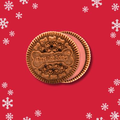 Show full view: Three Dog Bakery Holiday Lick'n Crunch Red Creme Dog Treats, 13-oz box slide 5 of 10