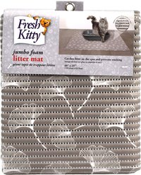 Fresh Kitty Jumbo Foam Non-Skid Gingko Leaf Cat Litter Mat