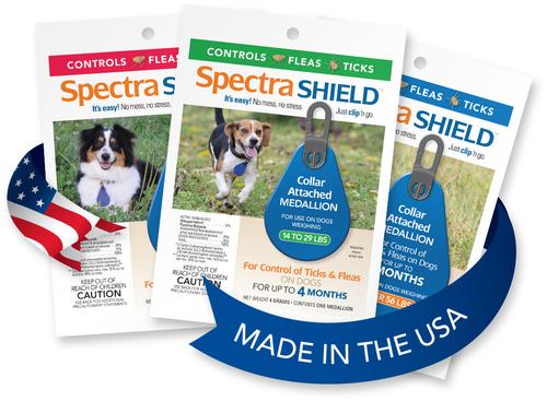 Show full view: SpectraShield Flea & Tick Medallion for Medium Dogs slide 4 of 5