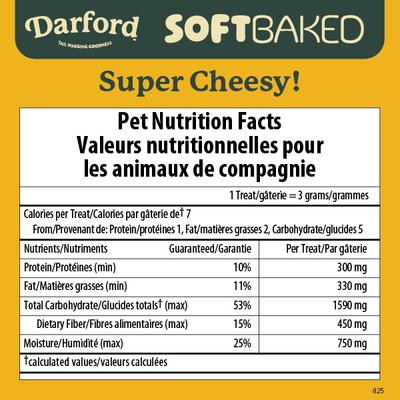 Show full view: Darford Super Cheesy! Adult Soft Baked Dog Treats, 10-oz bag slide 5 of 5