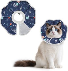 Supet Adjustable Soft Cone Recovery Collar for Cats, Medium