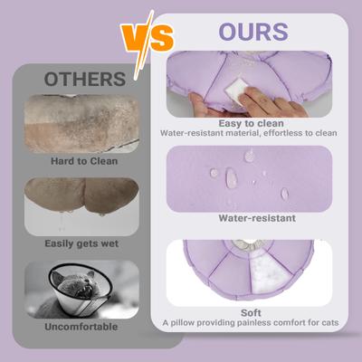 Show full view: Supet Adjustable Soft Cone Recovery Collar for Cats, Medium slide 5 of 8