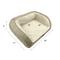 Show in main carousel: Serta Quilted Orthopedic Bolster Couch Dog & Cat Bed with Removable Cover, Tan, Medium slide 6 of 7