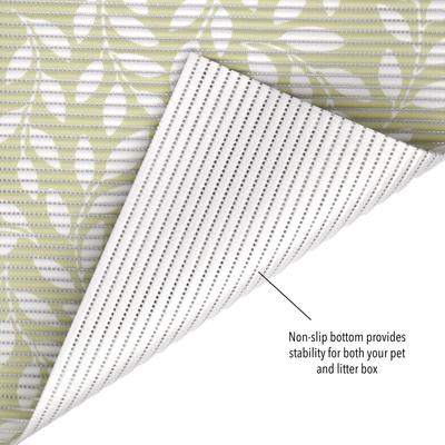 Show full view: Fresh Kitty Jumbo Foam Non-Skid Foliage Cat Litter Mat slide 4 of 4