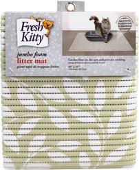 Fresh Kitty Jumbo Foam Non-Skid Foliage Cat Litter Mat