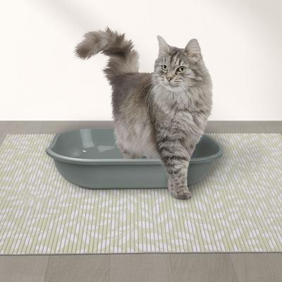 Show full view: Fresh Kitty Jumbo Foam Non-Skid Foliage Cat Litter Mat slide 2 of 4