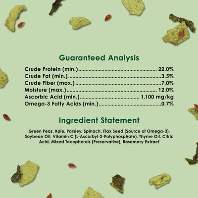 Show full view: Kaytee Super C Greens Daily Small Pet Food Topper, 2.75-oz bag slide 8 of 10