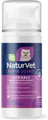 NaturVet Lickable Salmon Flavor Hip & Joint Health Supplement for Cats, 3.2-fl oz