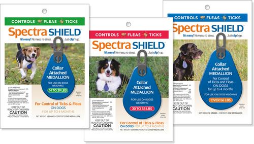 Show full view: SpectraShield Flea & Tick Medallion for Medium Dogs slide 3 of 5