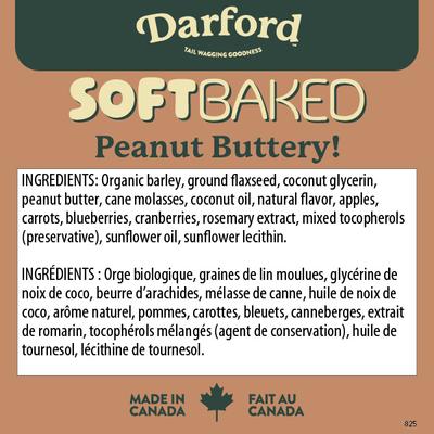 Show full view: Darford Peanut Buttery! Adult Soft Baked Dog Treats, 10-oz bag slide 4 of 6
