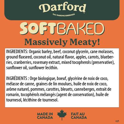 Show full view: Darford Massively Meaty! Beef Adult Soft Baked Dog Treats, 10-oz bag slide 4 of 6