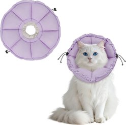 Supet Soft Flower Soft Cone Recovery Collar for Cats, Medium: 6.5 to 10.5-in neck
