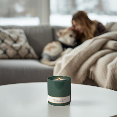 Show full view: Companion Candles Snuggle Season Balsam, Tonka Bean & Evergreen Pet-Safe Candle, 11.8-oz jar slide 5 of 6