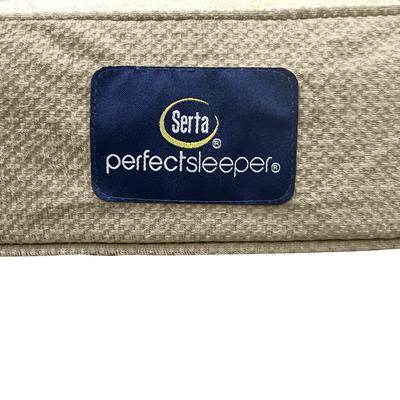 Show full view: Serta Quilted Orthopedic Bolster Couch Dog & Cat Bed with Removable Cover, Tan, Medium slide 3 of 7