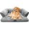 Show in main carousel: Beautyrest Super Lux Sofa Extended Sleep Surface Orthopedic Bolster Dog & Cat Bed, X-Large, Gray slide 5 of 6