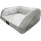 Show in main carousel: Serta Quilted Orthopedic Bolster Couch Dog & Cat Bed with Removable Cover, Gray, Medium slide 2 of 7