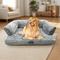 Show in main carousel: Beautyrest Super Lux Sofa Extended Sleep Surface Orthopedic Bolster Dog & Cat Bed, X-Large, Gray slide 4 of 6