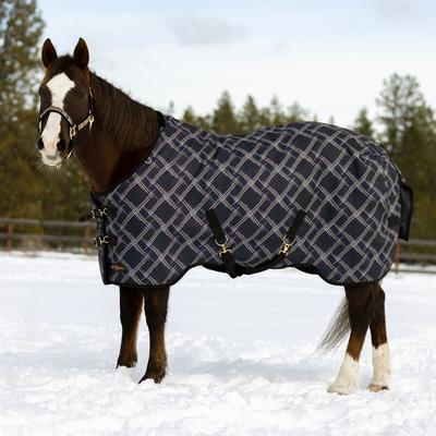 Show full view: Kensington Protective Products Signature Heavy Weight Horse Turnout Blanket, 78-in, Deluxe Black slide 2 of 10