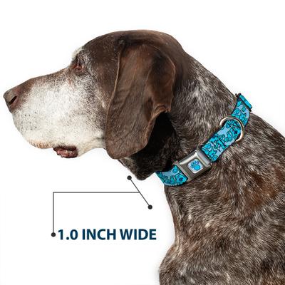 Show full view: Buckle-Down Nickelodeon Blues Clues Blue Poses Dog Collar, Large: 15 to 24-in neck, 1-in wide slide 7 of 9