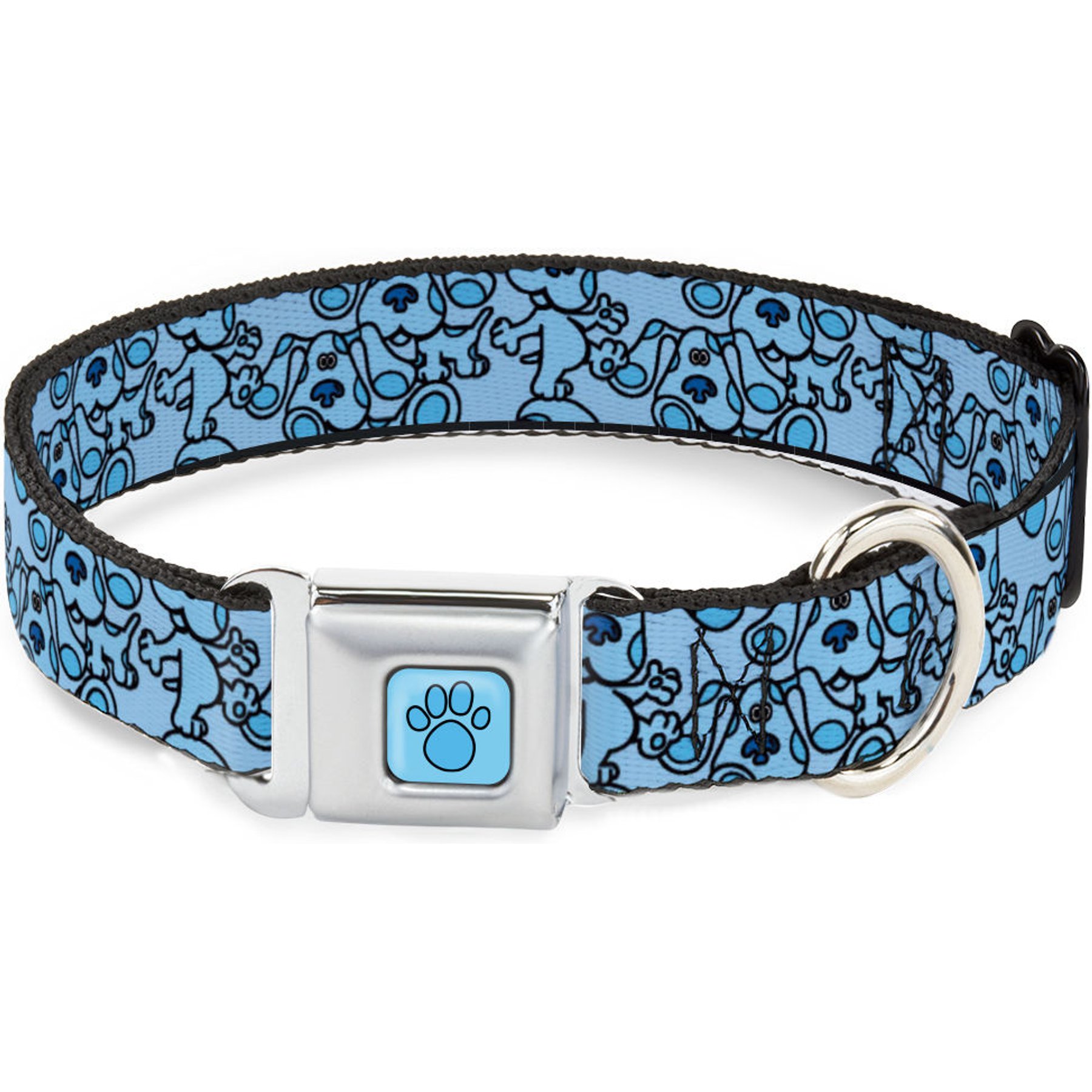 Buckle-Down Nickelodeon Blues Clues Blue Poses Dog Collar, Large: 20 to 31-in neck, 1.5-in wide