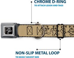 Buckle-Down Grateful Dead Dancing Bears Dog Collar, Medium: 16 to 23-in neck, 1.5-in wide slide 2 of 8