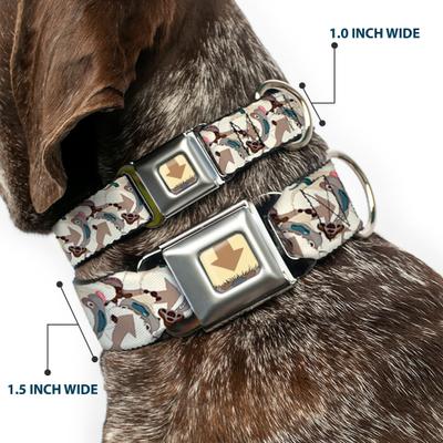 Show full view: Buckle-Down Nickelodeon Avatar the Last Airbender Appa Pose Dog Collar, Medium: 16 to 23-in neck, 1.5-in wide slide 2 of 8