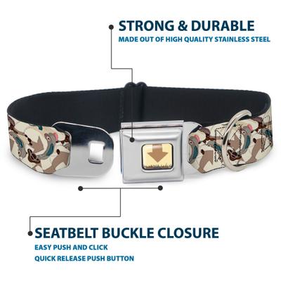 Show full view: Buckle-Down Nickelodeon Avatar the Last Airbender Appa Pose Dog Collar, Medium: 16 to 23-in neck, 1.5-in wide slide 4 of 8