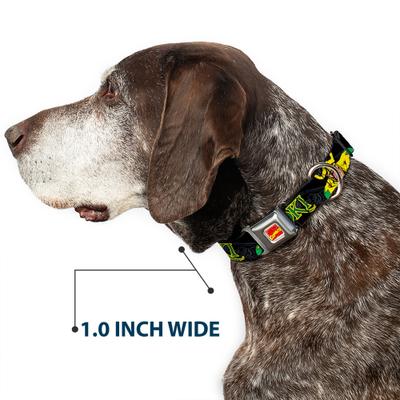 Show full view: Buckle-Down Marvel Comics Loki in Action Dog Collar, Small: 9.5 to 13-in neck, 1-in wide slide 6 of 8