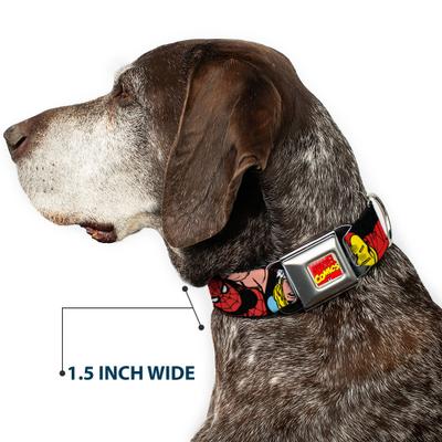 Show full view: Buckle-Down Marvel Comics Dog Collar, Small: 13 to 17-in neck, 1.5-in wide slide 8 of 9