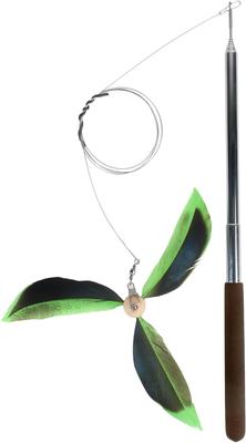 Show full view: allforpaws Natural Instinct Feather CopterWand Cat Toy slide 9 of 9