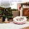 Show in main carousel: Niubya Round Indoor Furniture Style Sofa Dog & Cat Bed with Slip-Resistant Bottom, Pink slide 3 of 10