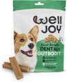WellJoy GutBoost Grain-Free Chicken Dental Dog Treats, 8.5-oz pouch, 24 count