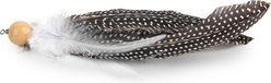 allforpaws Natural Instinct Swirling Feather Wand Teaser Cat Toy slide 2 of 4
