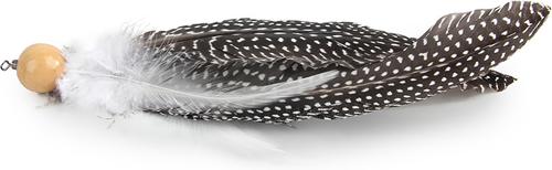 Show full view: allforpaws Natural Instinct Swirling Feather Wand Teaser Cat Toy slide 4 of 5