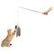 Show in main carousel: allforpaws Natural Instinct Swirling Feather Wand Teaser Cat Toy slide 2 of 5