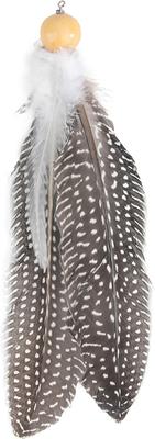 Show full view: allforpaws Natural Instinct Swirling Feather Wand Teaser Cat Toy slide 3 of 5