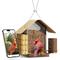 Show in main carousel: Birdfy Metal V Camera Bird Feeder Squirrel-Proof Suet Holder Slow Motion with AI Subscription, Brown, 1.5-L slide 1 of 10