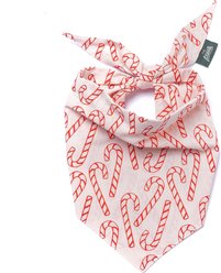 The Paws Elfie Cotton Dog Bandana, Pink, X-Large