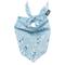 Show in main carousel: The Paws Ski Cotton Dog Bandana, Blue, Medium slide 1 of 6