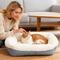 Show in main carousel: Niubya Indoor Furniture Style Sofa Dog & Cat Bed with Slip Resistant Bottom, Grey slide 6 of 10