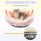 Show in main carousel: Niubya Round Indoor Furniture Style Sofa Dog & Cat Bed with Slip-Resistant Bottom, Pink slide 4 of 10