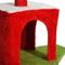 Show in main carousel: Wooflex Christmas Decor 54-in Fleece Cat Tree Tower & Condo with Top Perches Hammock & Scratching Posts, Red slide 8 of 9