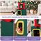 Show in main carousel: Wooflex Christmas Play Activity Center with Plush Ball 60-in Fleece Cat Tree & Condo with House, Green slide 3 of 8