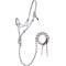 Show in main carousel: Weaver Equine Rope Horse Halter with Attached Lead, Average: 5/16-in, Ivory/Blue slide 1 of 2