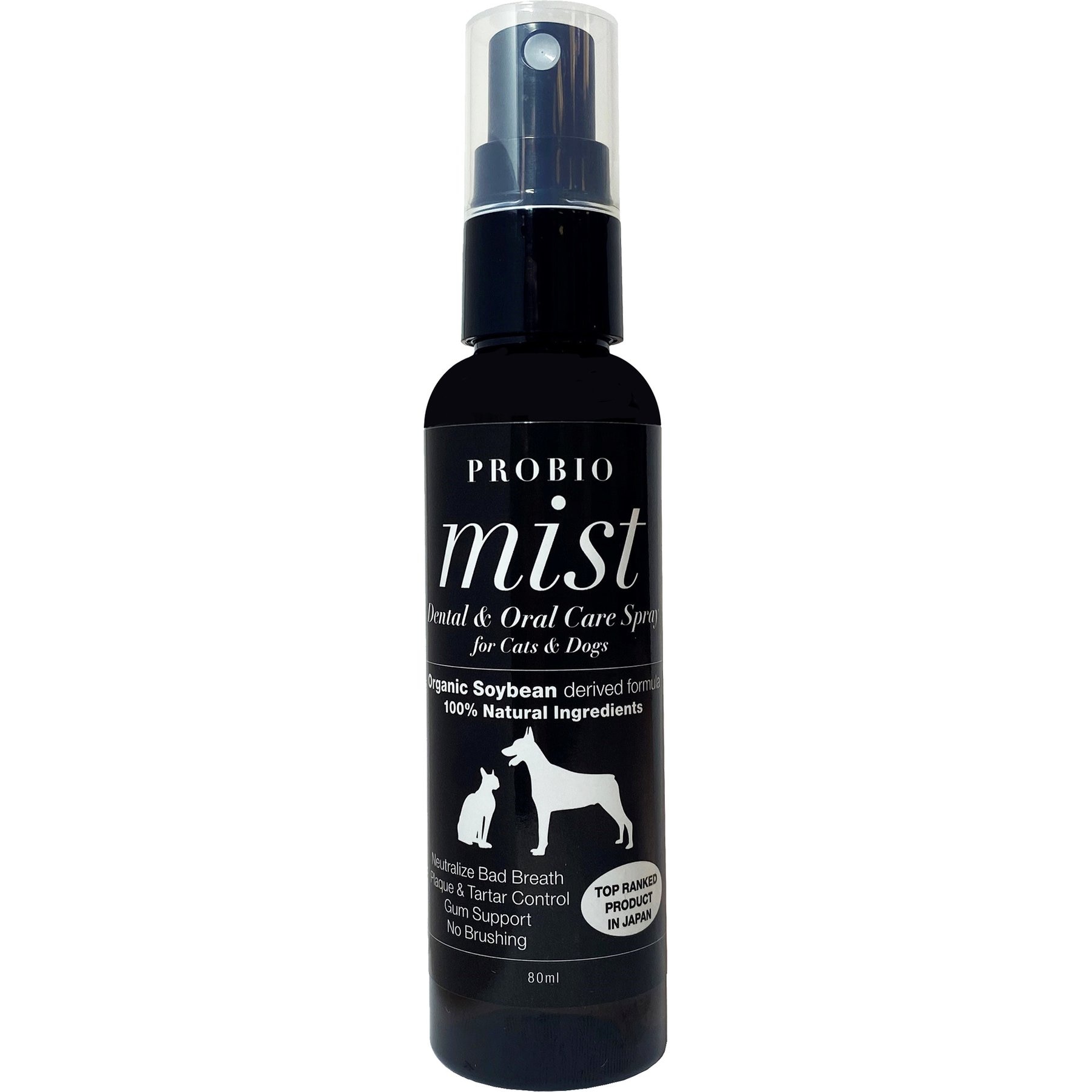 Amana Grace Probio mist Daily Dental Oral Care Spray for Dogs & Cats, 80-ml bottle