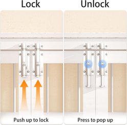 Xbrigh Heavy Duty Indoor Wooden Furniture Style End Table Dog Crate with Multiple Secure Locks, White, Large: 42 inch slide 2 of 9