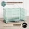 Show in main carousel: Xbrigh Heavy Duty Indestructible Escape Proof Steel Double Door Dog Crate with Wheels & Removable Tray, Large: 48 inch, Green slide 5 of 6