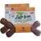 Show in main carousel: Augie Bones Mini Softer Bacon Plant Based Puppy & Senior Dog Chew Toy, Brick Red, 6.5-in, 2 count slide 1 of 3